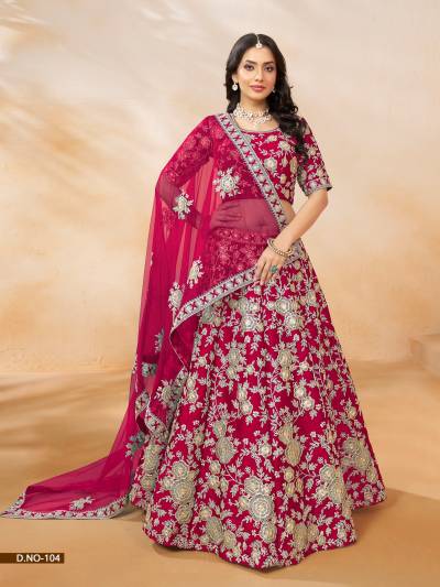 MEHVISH VOL 1 BY SAGAR IMPEX DESIGNER SILK LEHENGA CHOLI WHOLESALER IN INDIA